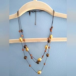 Lane Bryant Fashion Gold Bronze Tone Necklace